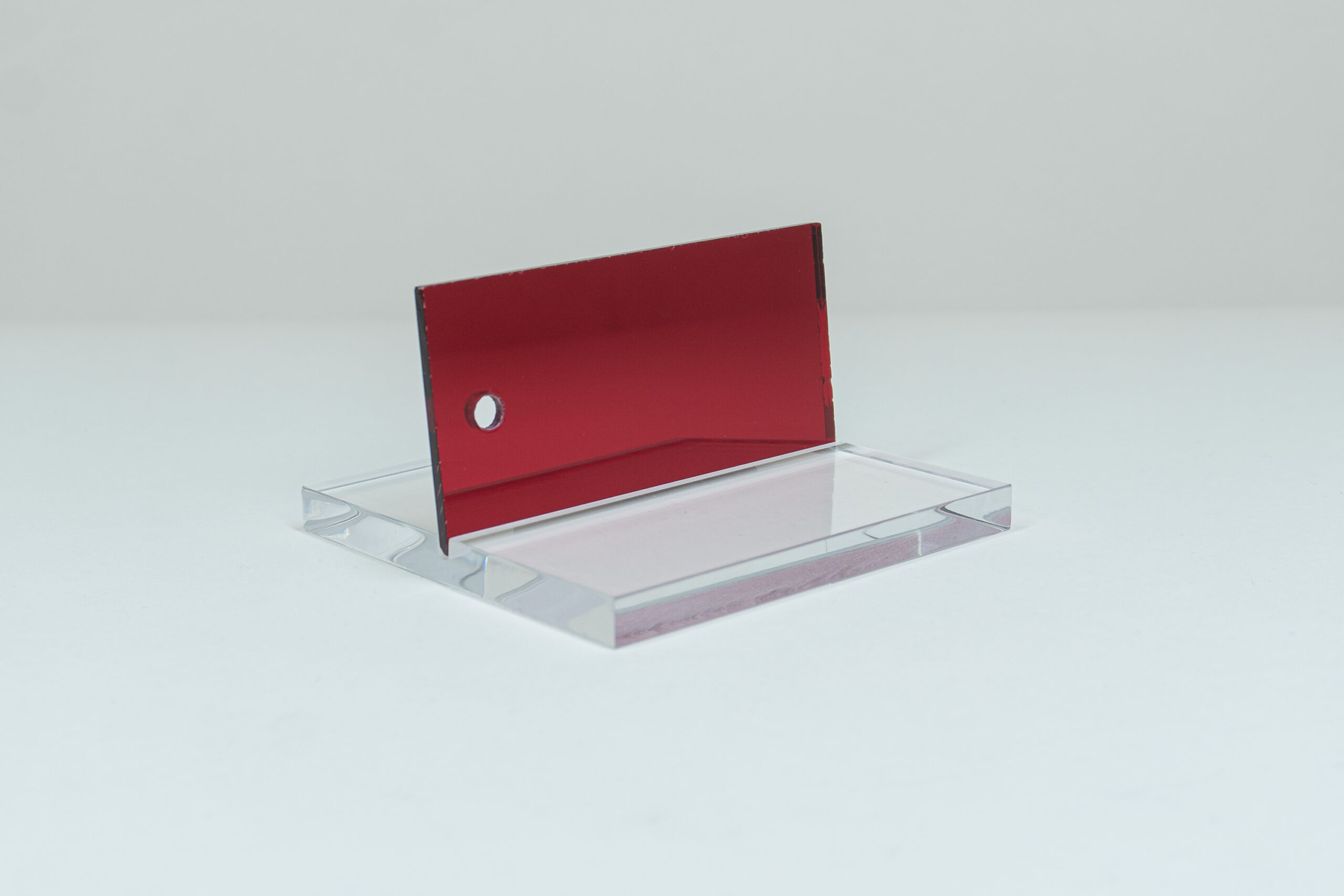 ACRILICO ESPEJO COLOR ROJO 3MM